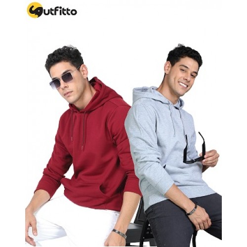 GREY MELANGE AND MAROON 