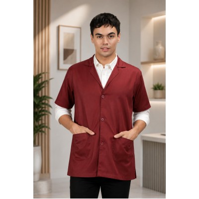 Lab Coat - Maroon